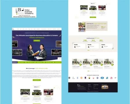 Indus Business Academy website sample