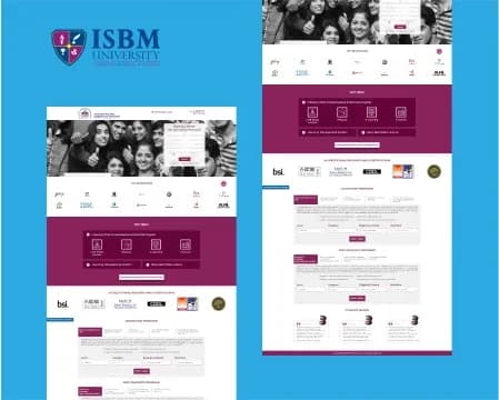 ISBM website sample