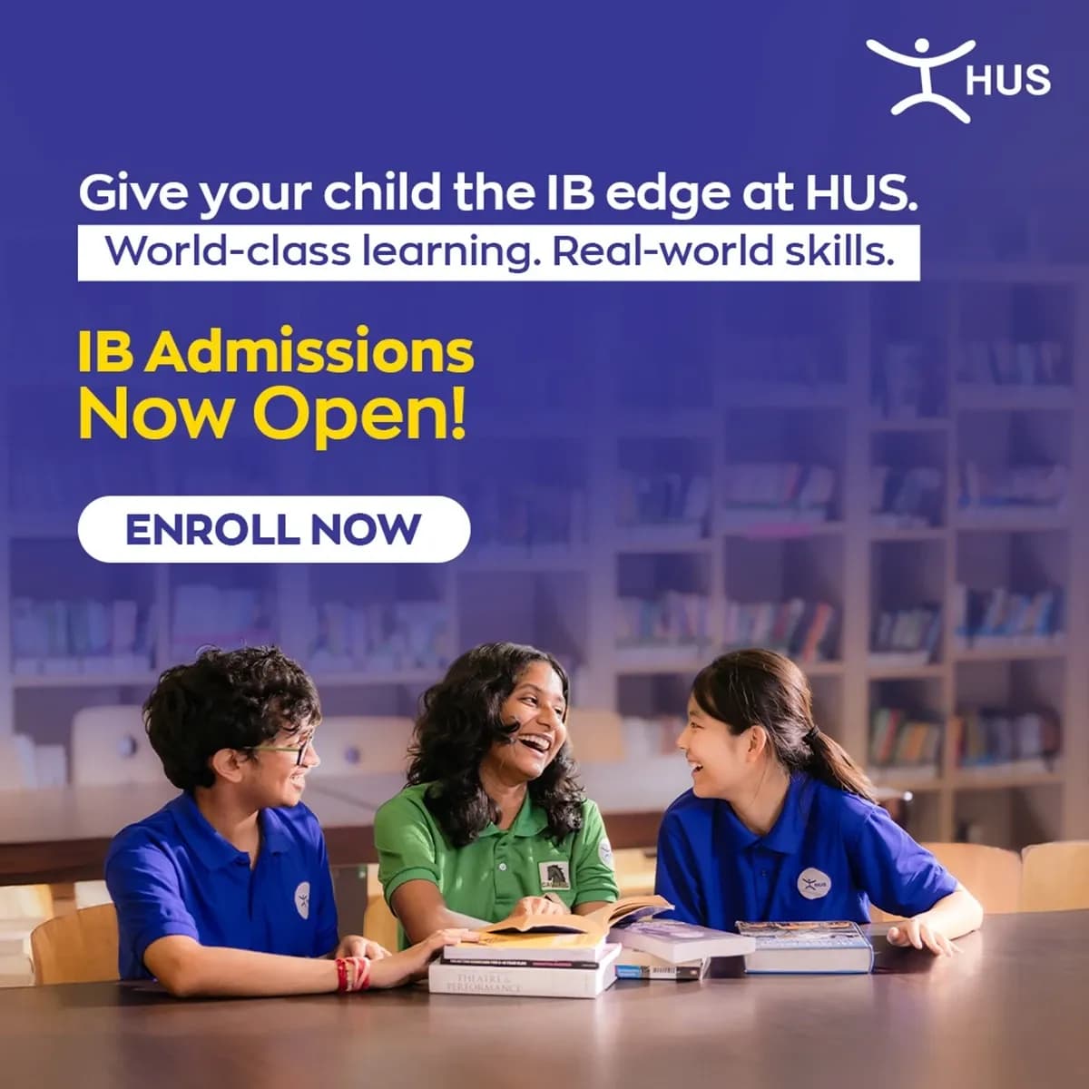 HUS - IB admissions open now