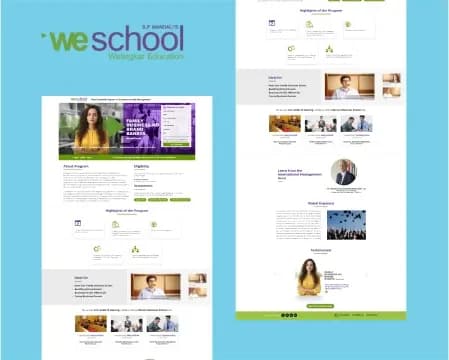 we school wepage sample